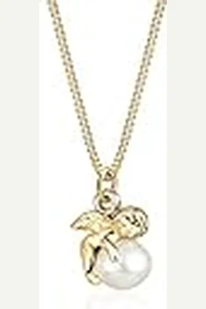 Elli Dames Parelketting, verguld in .925 Sterling Zilver