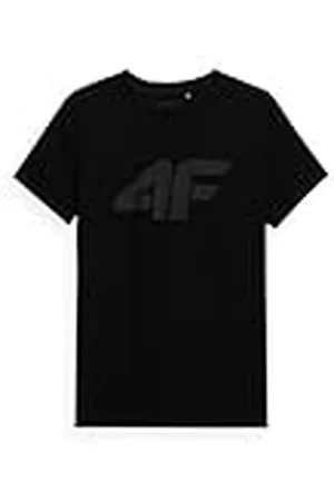 4F T-shirt M1155 Deep Black M voor heren, , M