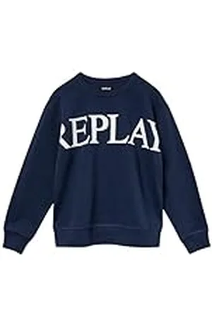 Replay Jongens sweatshirt loose fit, , 4 Jaar