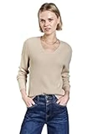 Street one Knuffelige damestrui met V-hals, , 40