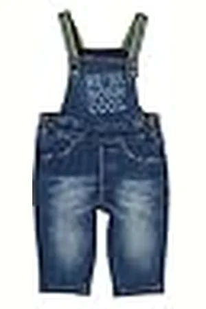 QS by s.Oliver Unisex - Baby tuinbroek van denim, , 86 cm