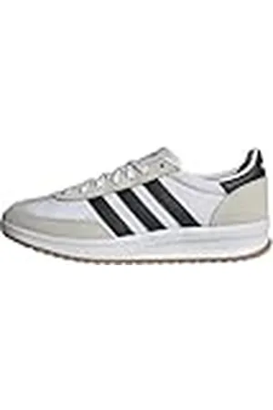adidas Heren RUN 70S 2.0 SHOES, Cloud White/Core Black/Grey One, 44 EU