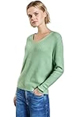 Street one Knuffelige damestrui met V-hals, , 34