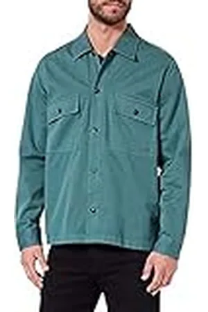 HUGO BOSS Heren Lovvo_1 Shirt, Open Green, XS