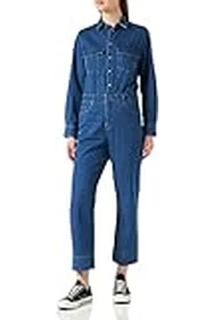 7 for all Mankind JSLER510BS overalls, Mid Blue, M