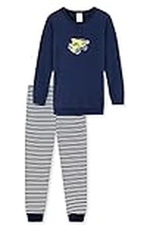 Schiesser Jungen Schlafanzug Set Pyjama lang - 100% Organic Bio Baumwolle - Größe 92 bis 140