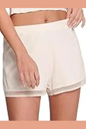 Sloggi Dames GO Ribbed Short Pyjamabroekje, Angora, XL