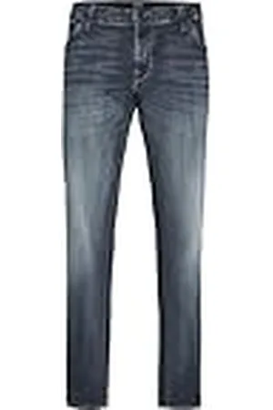 JACK & JONES Jack&Jones Tim Icon 057 Slim Fit Blue Denim Jeans, , 50W x 32L