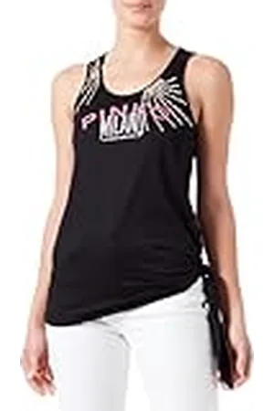 Pinko LESINA Tanktop Jersey Mercerizzato Logo en Cities, , S