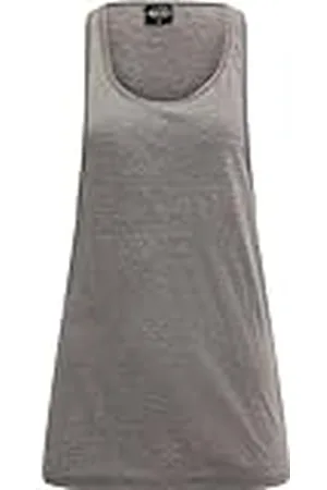 Urban classics Dames Sport T-Shirt Ladies Loose Burnout Tanktop