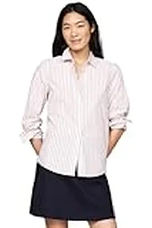 Tommy Hilfiger Gestreept katoenen overhemd voor dames, regular fit, , 64