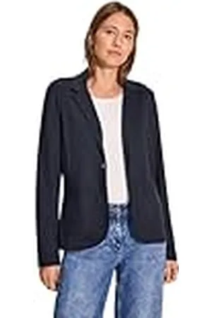 CECIL B212235 Blazer met basisstructuur, , XS dames, blauw (Universal Blue), XS