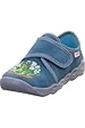 Superfit Jungen BUBBLE Hausschuhe, blau 8020
