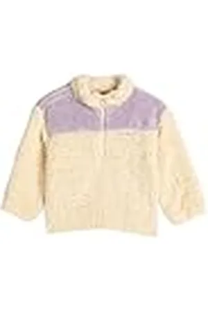 Koton Babygirls Shearling Half Rits Detail Stand-up Neck Color Contrast Sweatshirt, , 9-12 Maanden