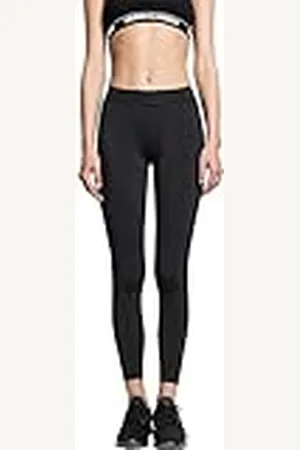 Urban classics Tech Mesh Stripe dameslegging, verkrijgbaar in zwart, maten XS tot XL, , S