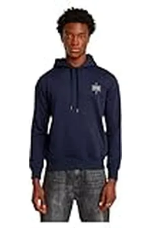 G-Star RAW Heren Logo Regular Hooded Long Sleeve Sweater, , M