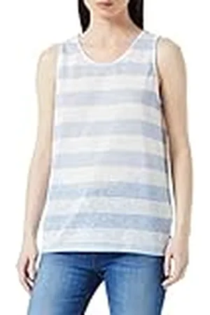 LTB Jeans Dames Rezoco shirt met bandjes/cami-shirt, gebroken wit forever blue st 13677, S, , S