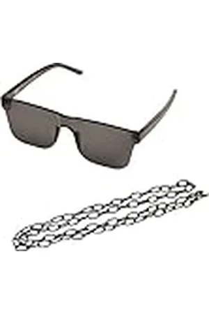 Urban classics Unisex TB2571-105 ketting zonnebril zonnebril, zwart/zwart, één maat, , One Size