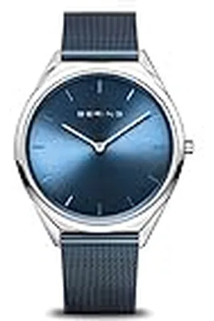 Bering Unisex horloge quartz uurwerk - Ultra Slim-collectie met roestvrij staal en saffierglas 17039-307