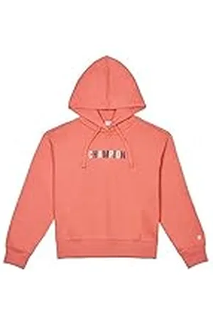 Champion Light Fall Poly Fleece Sweatshirt met capuchon, Pink, XL Dames, PINK