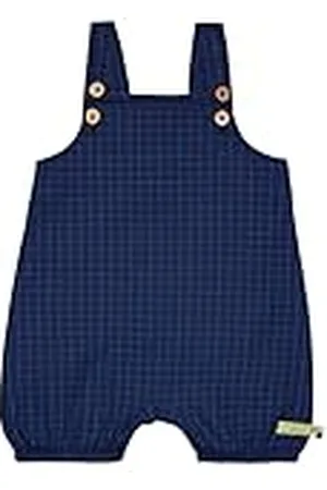 loud + proud Uniseks kinderbroek, van fijne ruit, GOTS-gecertificeerd, tuinbroek, , 74/80, , 74/80 cm