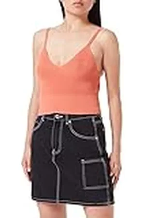 HUGO BOSS Galinda jeansrok voor dames, donkergrijs 25, S