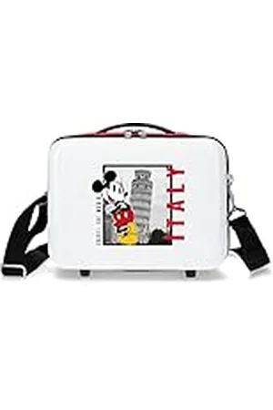 Disney Mickey en Minnie Travel The World Italy make-uptas, aanpasbaar, , 29 x 21 x 15 cm, stijf ABS, 9,14 l, 0,8 kg, , Eén maat, Verstelbare toilettas
