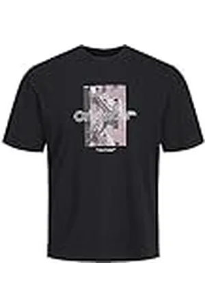 JACK & JONES Heren T-shirt Fotodruk Ronde Hals T-Shirt, , XL
