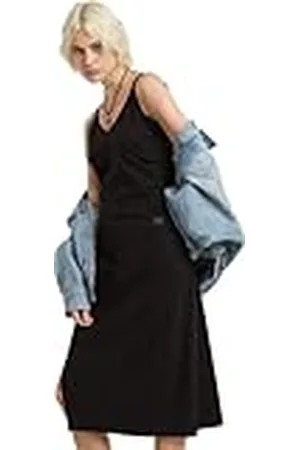 G-Star RAW Spaghetti Strap Slit Dress Wmn, , XS
