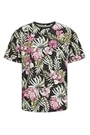 JACK & JONES Mannelijk T-shirt All Over Print Ronde Hals T-Shirt, , S