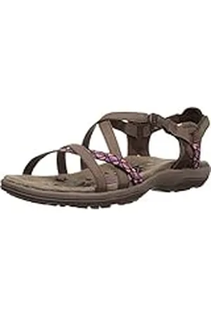 Skechers Womens Reggae Slim Vacay Sandalen, Chocolade, 35.5 EU