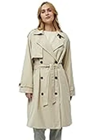 Peppercorn Maggie Trenchcoat | Bruine jassen voor dames UK | Lentejas Dames | Maat XS