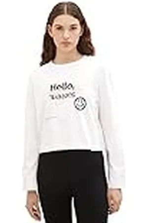 TOM TAILOR Damesshirt met lange mouwen met, , L