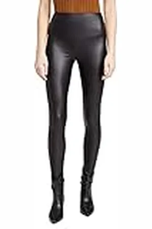 Yummie by Heather Thomson Kunstleer Shaping Legging kousen voor dames, , 2X