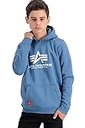 Alpha Industries Basic Hoody Kids/Teens Sweat met capuchon voor kinderen en tieners