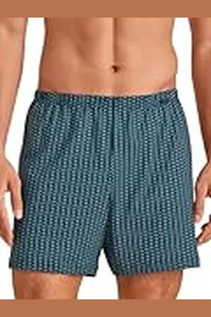 Calida Prints boxershort voor heren, diep Lagoon Green
