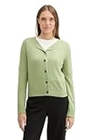 TOM TAILOR Cardigan gebreide jas voor dames, , XXL