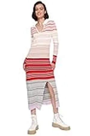 Trendyol Dames Midi Bodycon Getailleerde Gebreide Jurk, , S