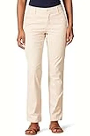 Amazon Klassieke straight-fit stretch twill chino-broek voor dames, , 16