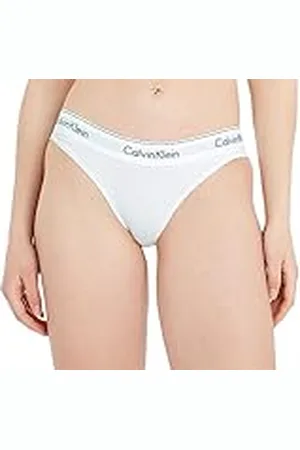 Calvin Klein Dames moderne katoenen bikinibroekje, wit, , L
