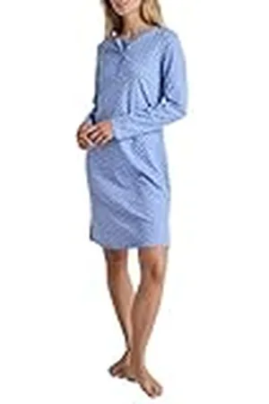 Calida Dames Daylight Dreams nachthemd, hydrangea blue, regular, , One size
