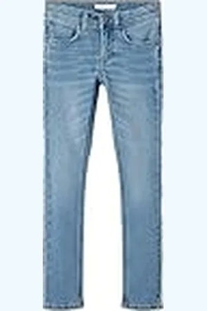 NAME IT Jeans voor jongens X-Slim Fit, blauw (lichtblauw denim), 128 cm