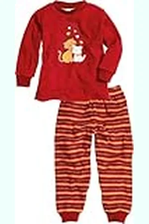Playshoes Meisjes pyjama badstof katten Tweedelige pyjama multifunctioneel, , 104