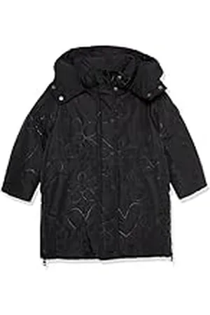 Desigual Chaq_Angel Girl Woven Gewatteerde lange overcoat voor meisjes, , 10 Jaar