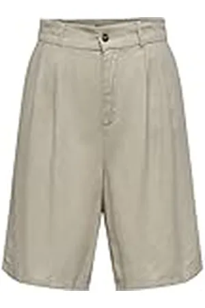 ONLY Dames Onlcaro Hw Wide Linnen Bl Shorts Cc TLR, , 36