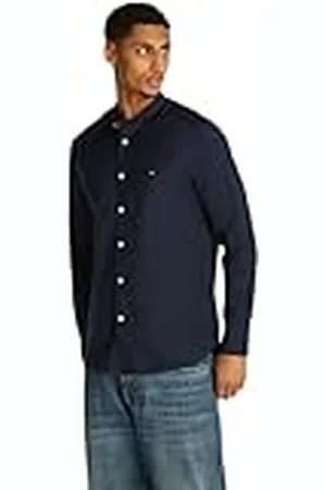 Tommy Hilfiger Heren shirt met lange mouwen en normale pasvorm, , S