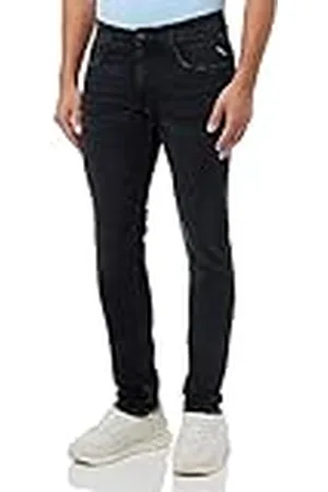 Replay Anbass Slim Fit Bio Herenjeans, donkergrijs 097-2, 28W / 34L