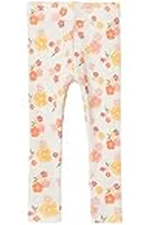 NAME IT Meisjes NMFHALIA Leggings, Bright White, 104, , 104 cm
