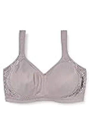 Susa Minimizer Beha voor dames, zonder beugel, London I damesbeha met minimizer snit, verkleint de borsten optisch I voorgevormde cups, brede bandjes, paars (frosty lavender), H