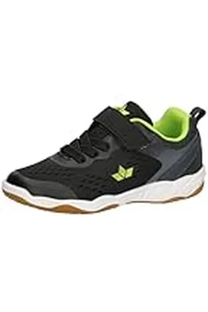 LICO Key VS, indoor sportschoenen, zwart/antraciet/citroen, 34 EU, , 34 EU